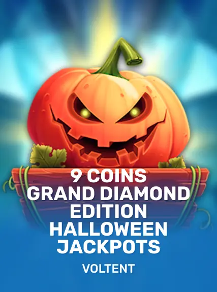 9 Coins Grand Diamond Edition Halloween Jackpots game tile